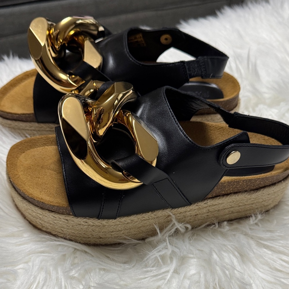 JW ANDERSON chain leather espadrille - Picture 6 of 7